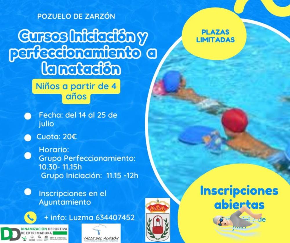 Imagen Cursos de INICIACIÓN y PERFECCIONAMIENTO a la NATACIÓN.