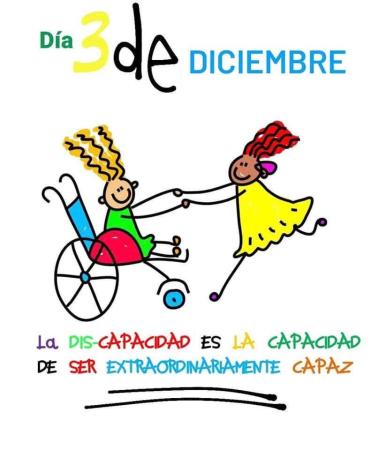 Imagen 3 de Diciembre, Día Internacional de las Personas con Discapacidad.