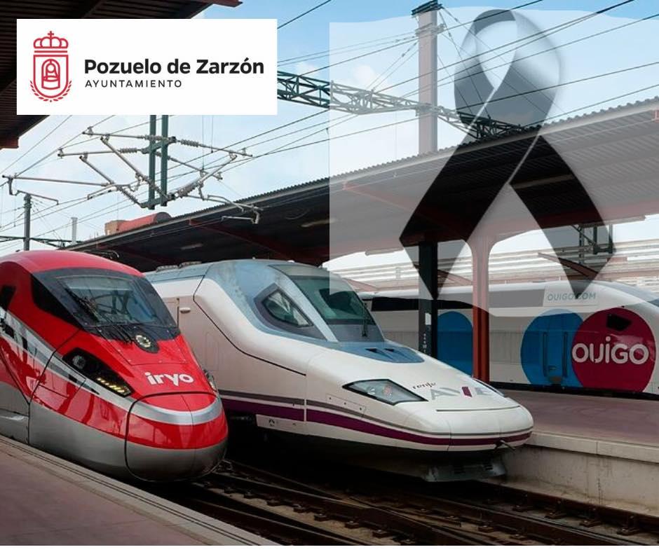 Imagen Desde el Ayuntamiento de Pozuelo de Zarzón queremos expresar nuestro más profundo pesar por el trágico accidente ferroviario ocurrido en Adamuz (Córdoba).