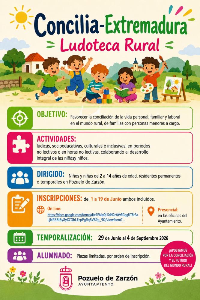 Imagen Abierto plazo de inscripción para la Ludoteca Rural